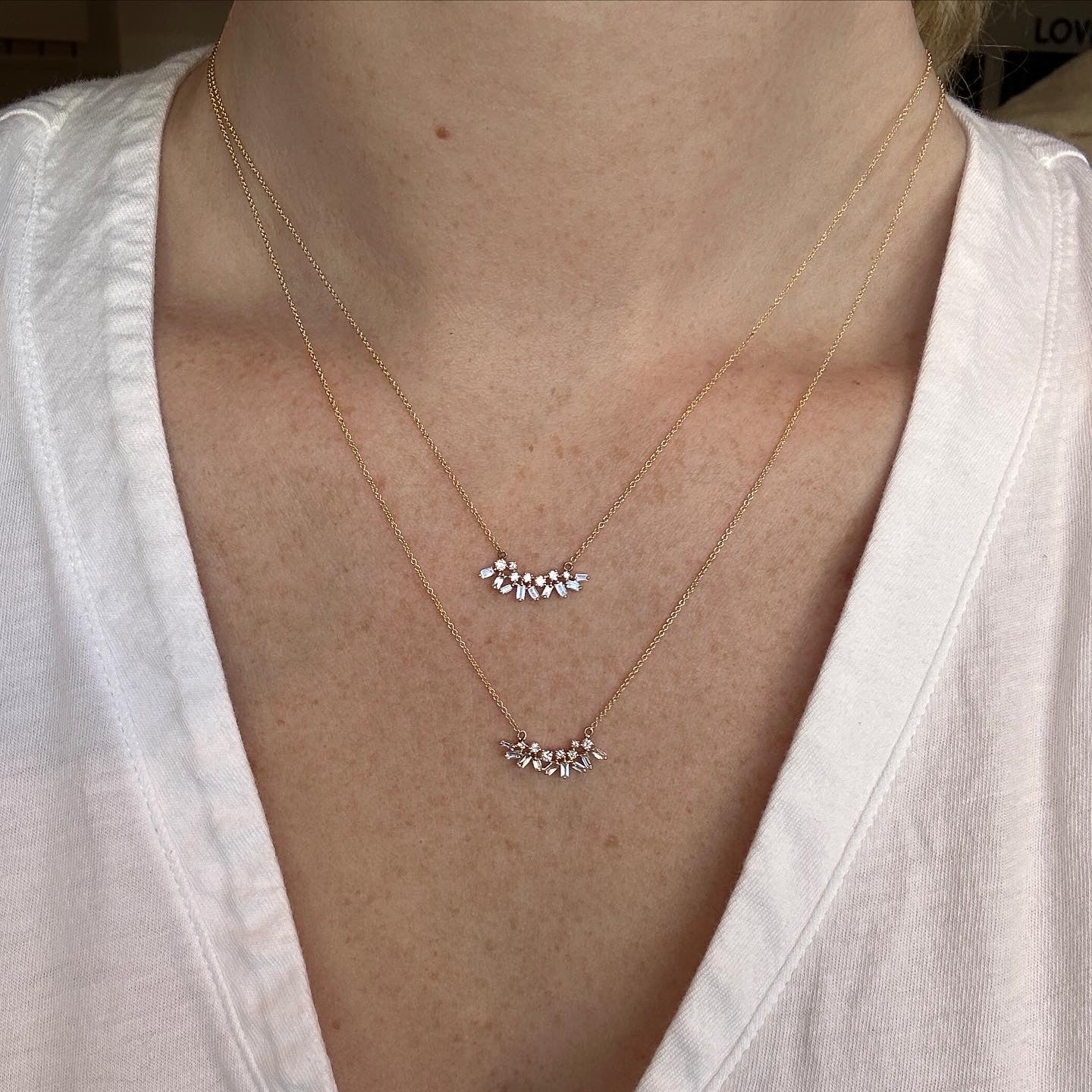 21.15 Carat Baguette Diamond Tennis Necklace in Platinum | Diamond tennis  necklace, Necklace, Baguette diamond