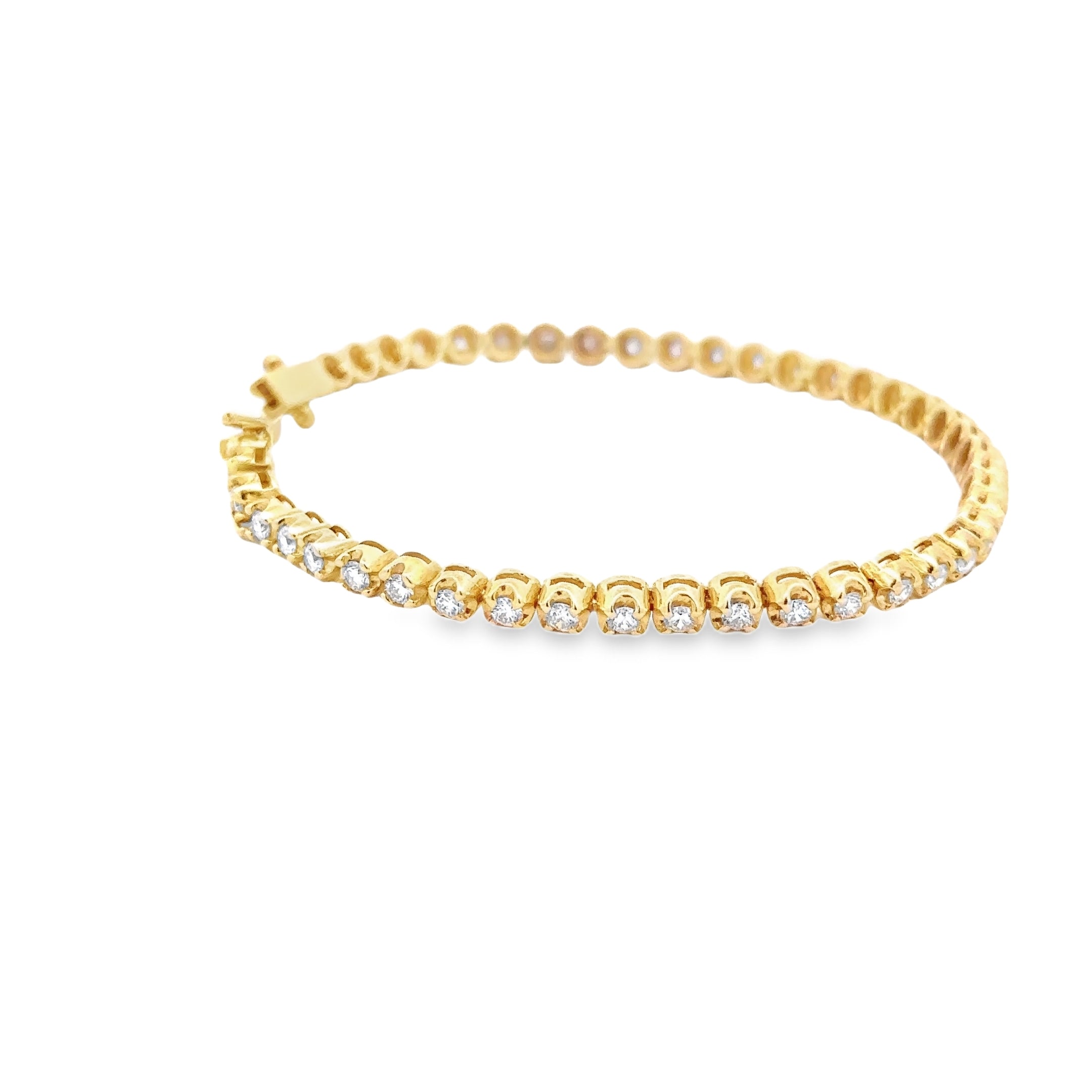 WD1679 14kt Gold and Diamond Tennis Bracelet