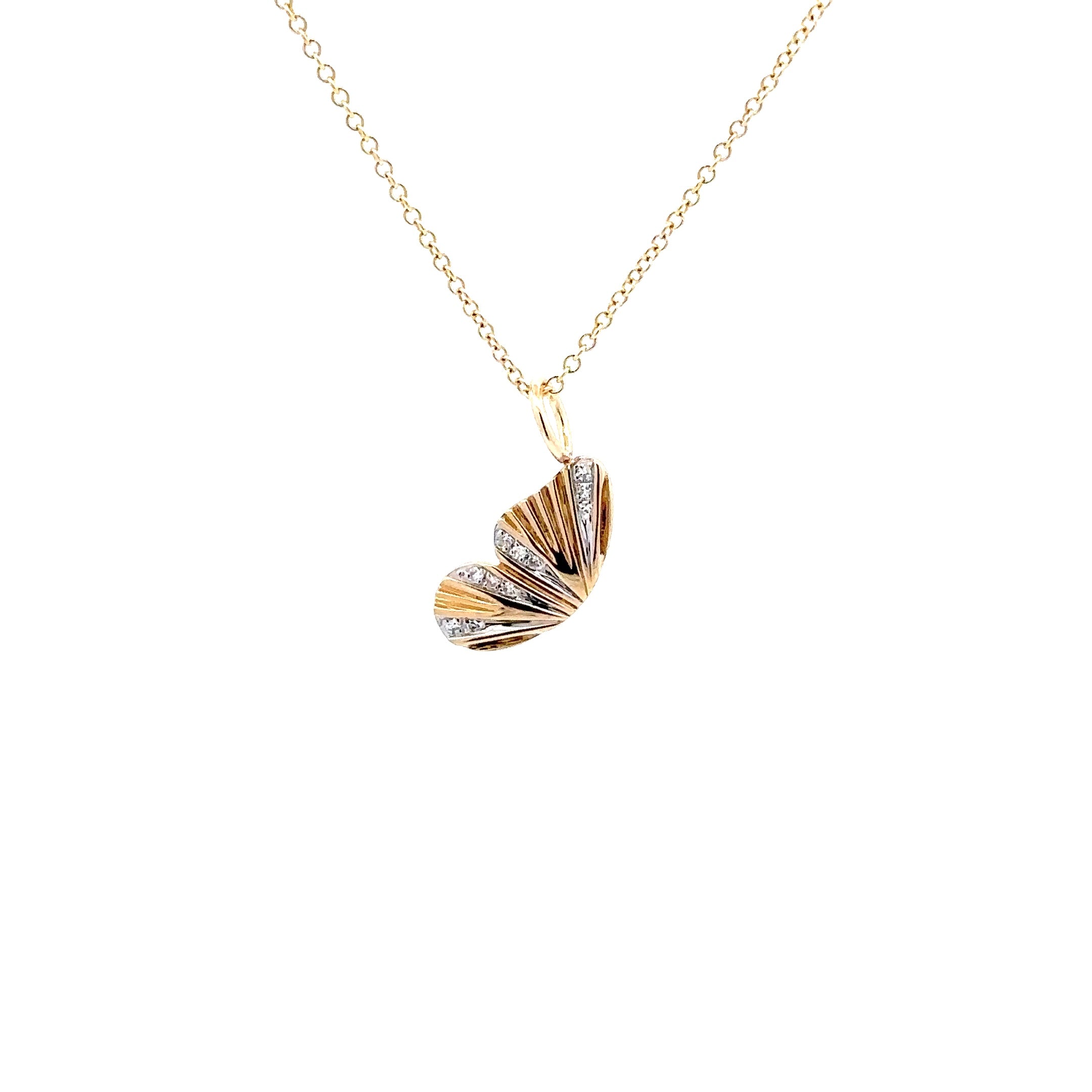 WD1687 14kt Gold Butterfly Wing