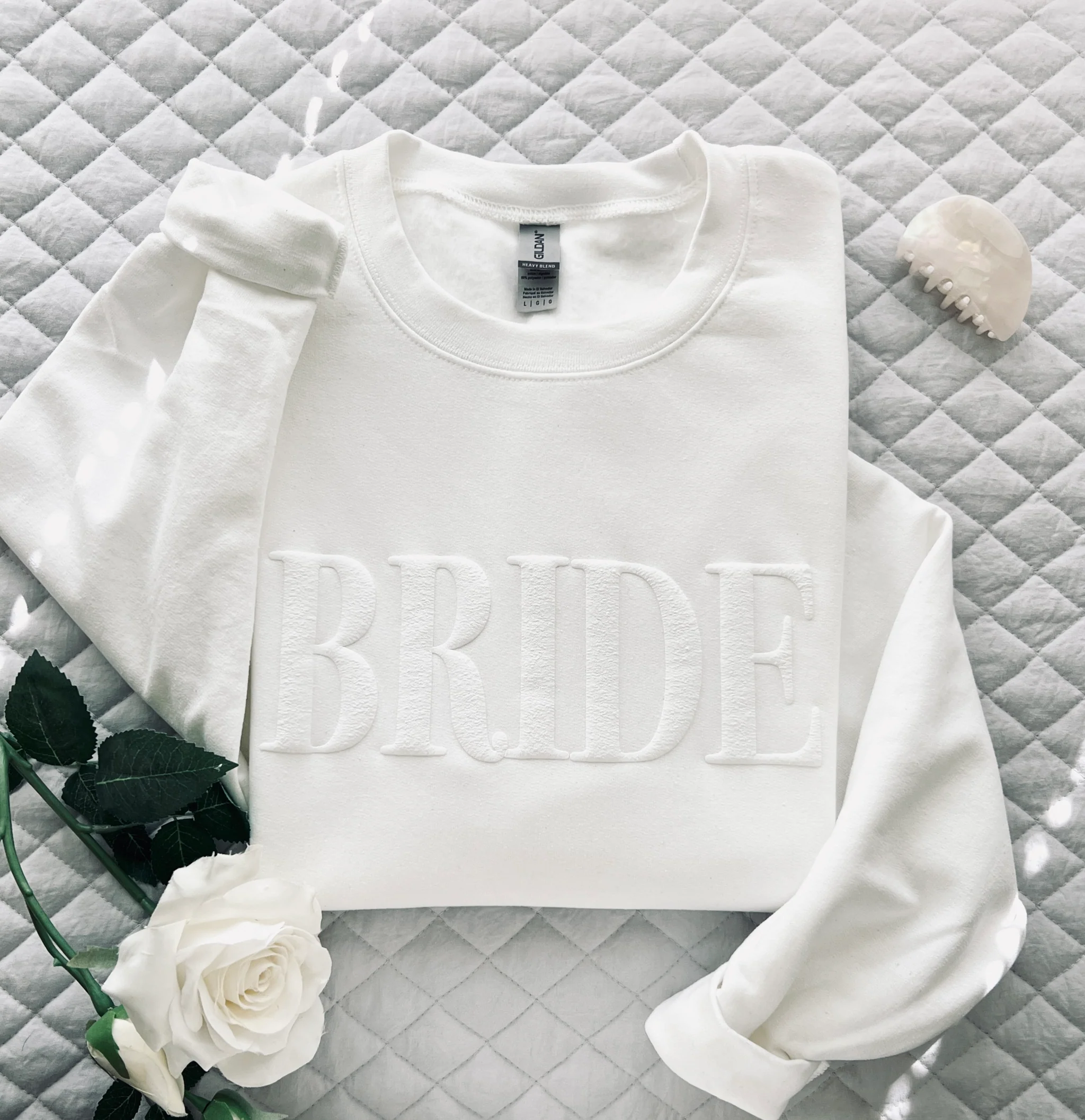 Bride Sweatshirt Three Girls Shop Bride-to-Be Shirt