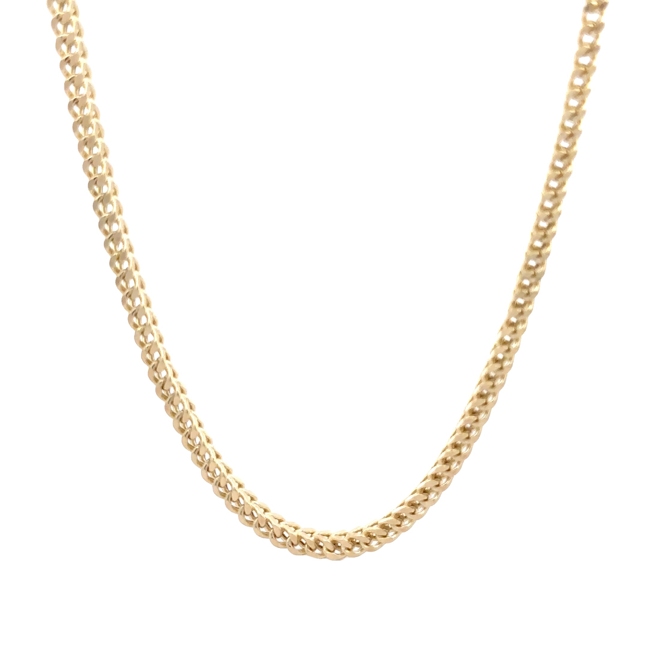 WD1739 14kt Gold Franco Chain