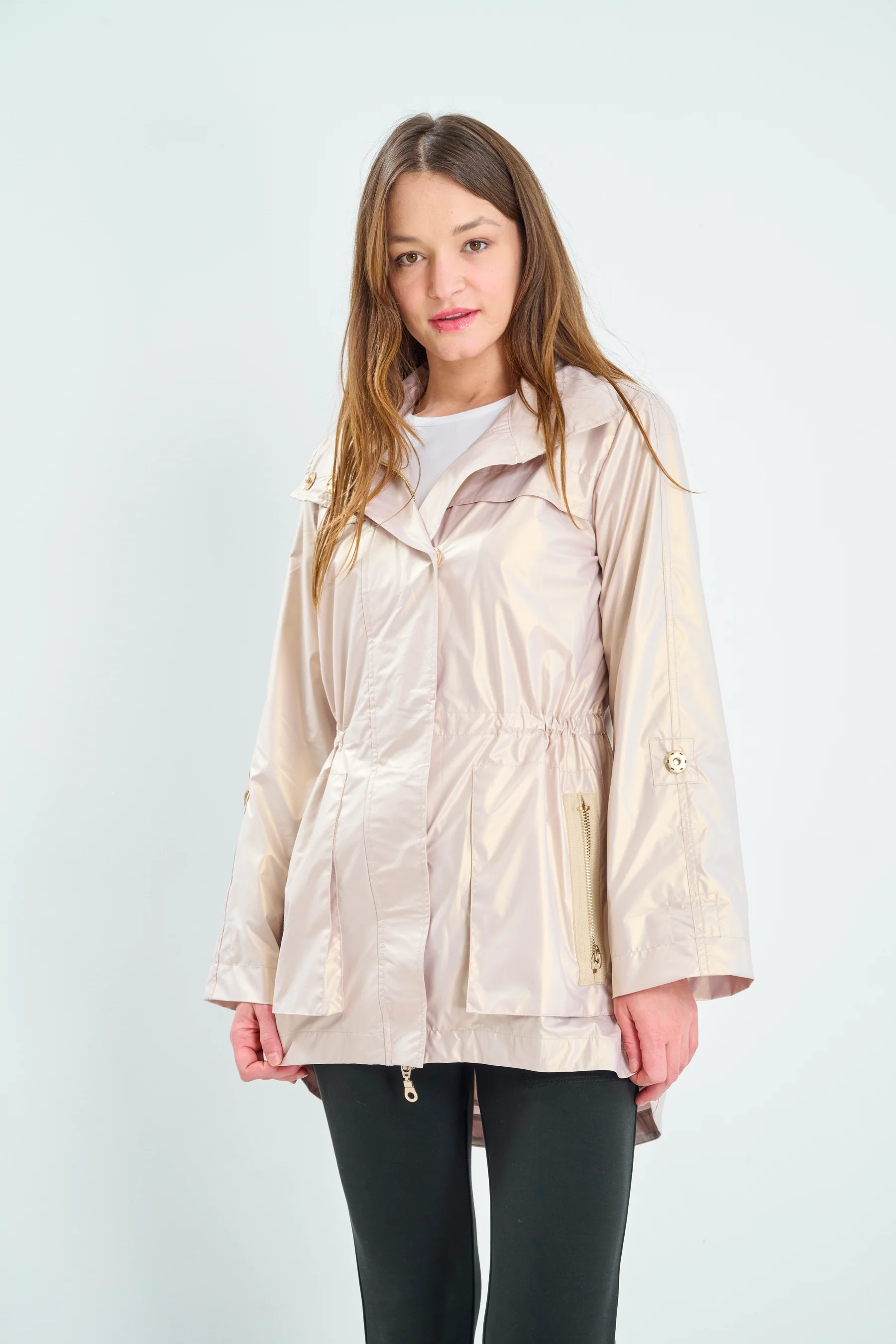 5809NCMc Anorak Metallic Rain Jacket