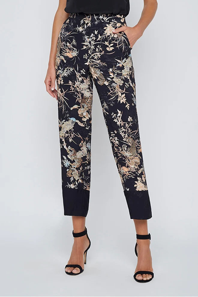 2927TIWbmtl L'AGENCE Carmina Cropped Trouser