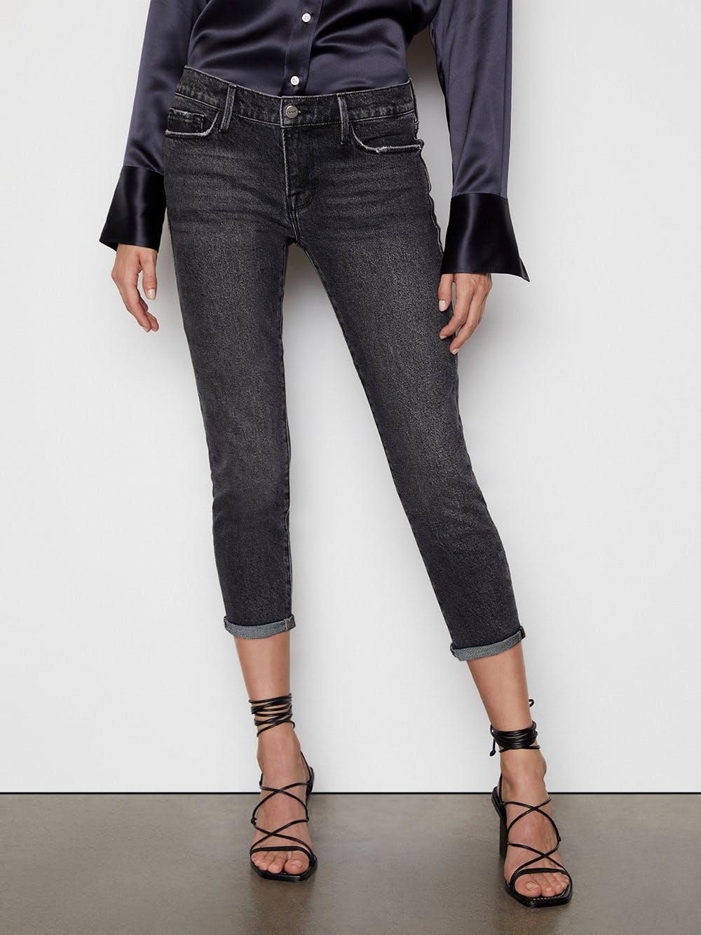 FRAME outlet le garcon crop jeans